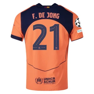 Frenkie de Jong Barcelona 2025/2026 Authentic Third Jersey