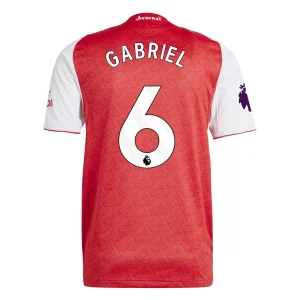 Gabriel Magalhães Arsenal 2025/2026 Authentic Home Jersey