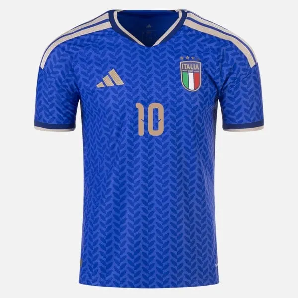 Giacomo Raspadori Italy 26/27 Authentic Home Jersey - Image 2