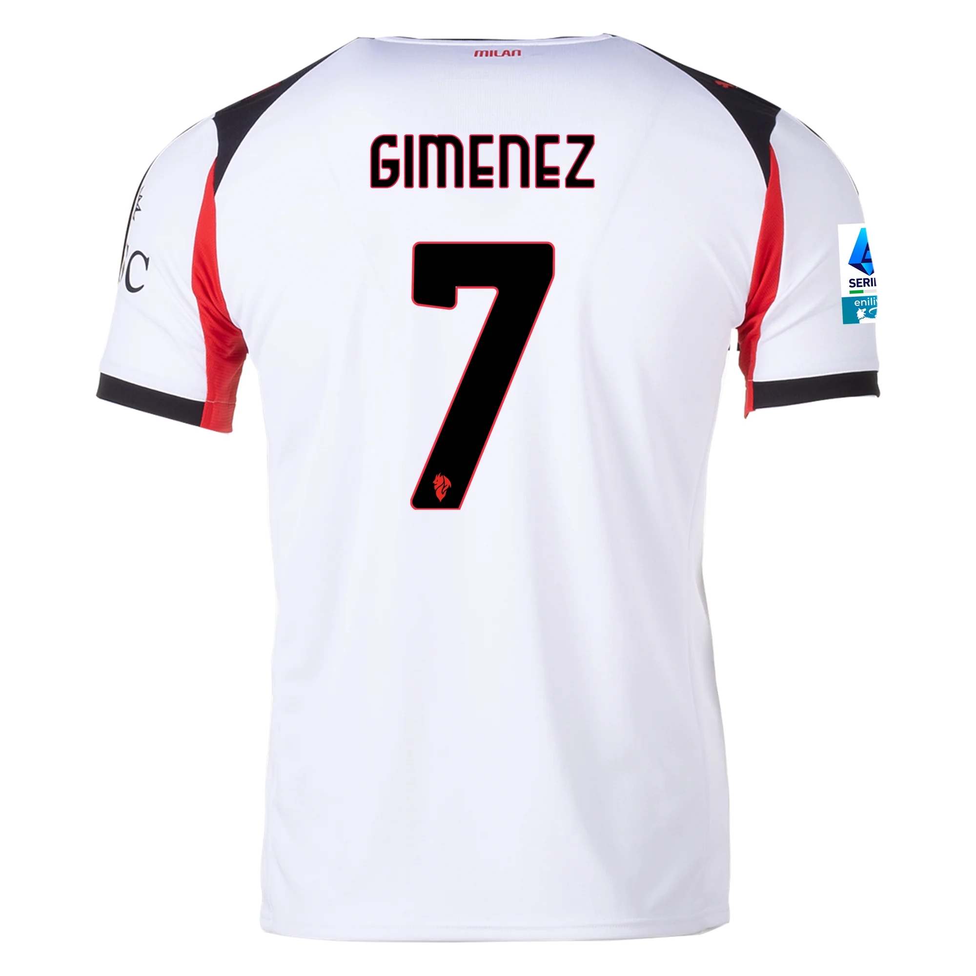 Santiago Giménez AC Milan 2025/2026 Away Jersey