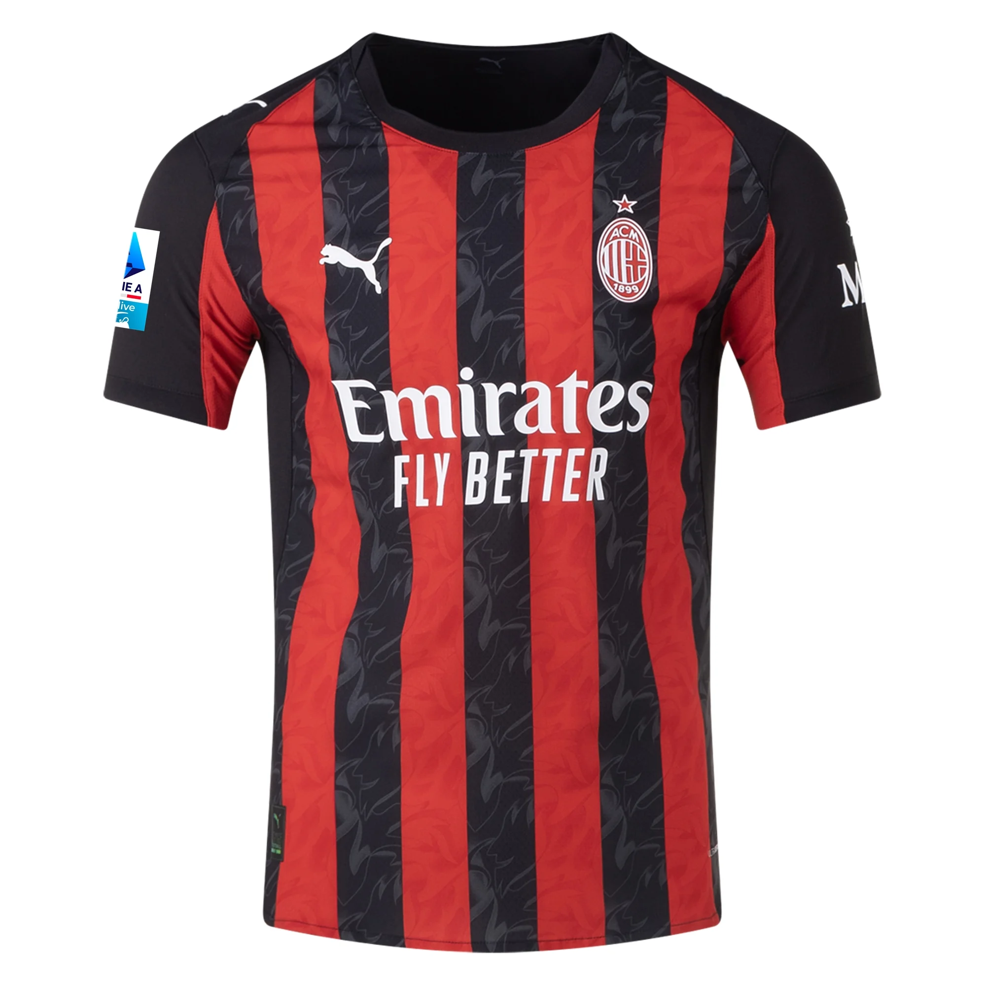 Santiago Giménez AC Milan 2025/2026 Authentic Home Jersey - Image 2