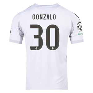 Gonzalo García Real Madrid 2025/2026 Home Jersey
