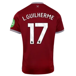 Luis Guilherme West Ham 2025/26 Home Jersey