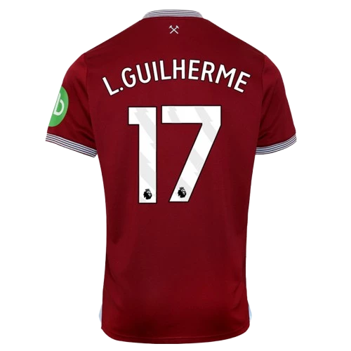 Luis Guilherme West Ham 2025/26 Home Jersey
