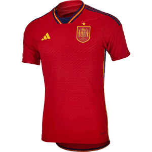Spain 2022 Authentic Home Jersey