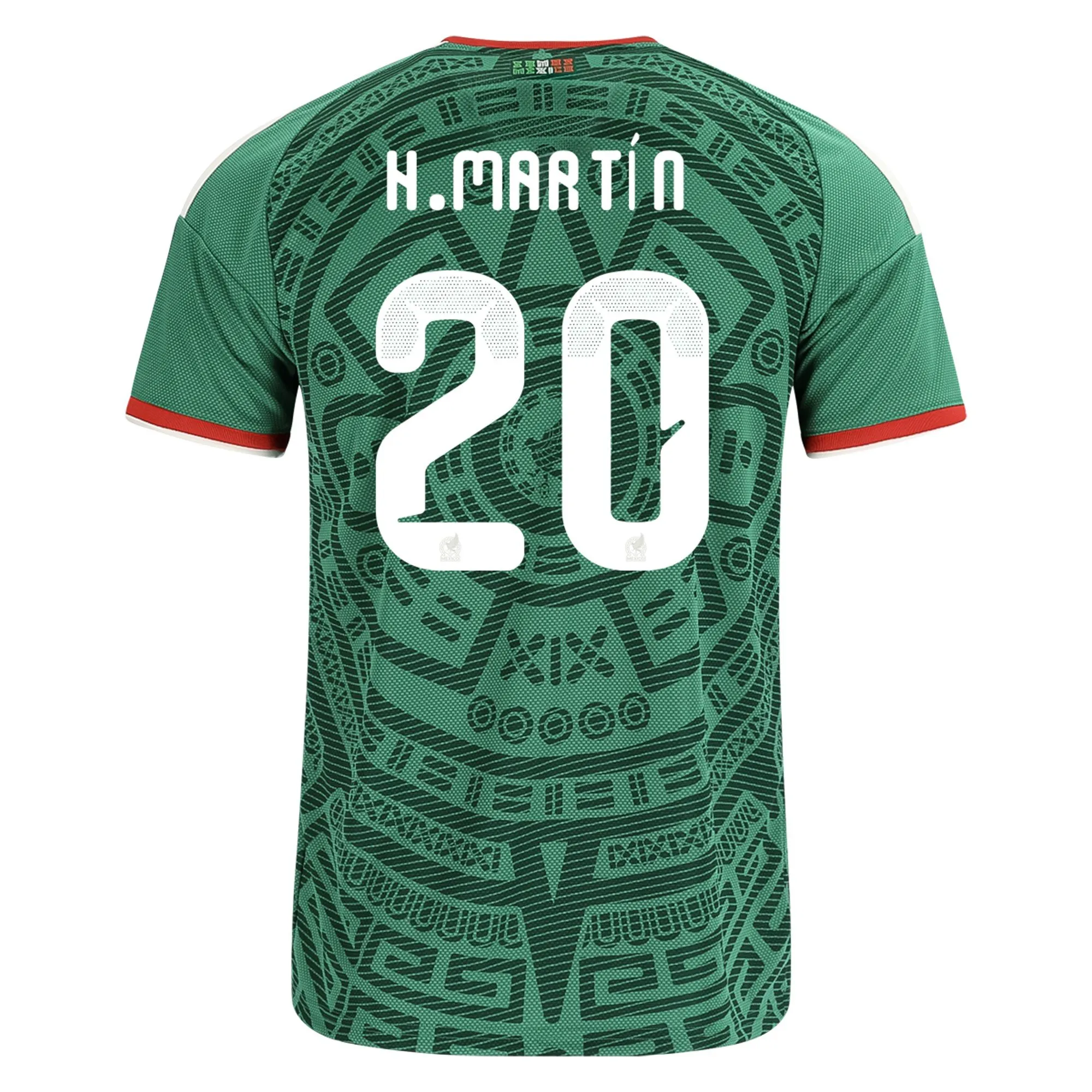 henry martín mexico 26/27 home jersey