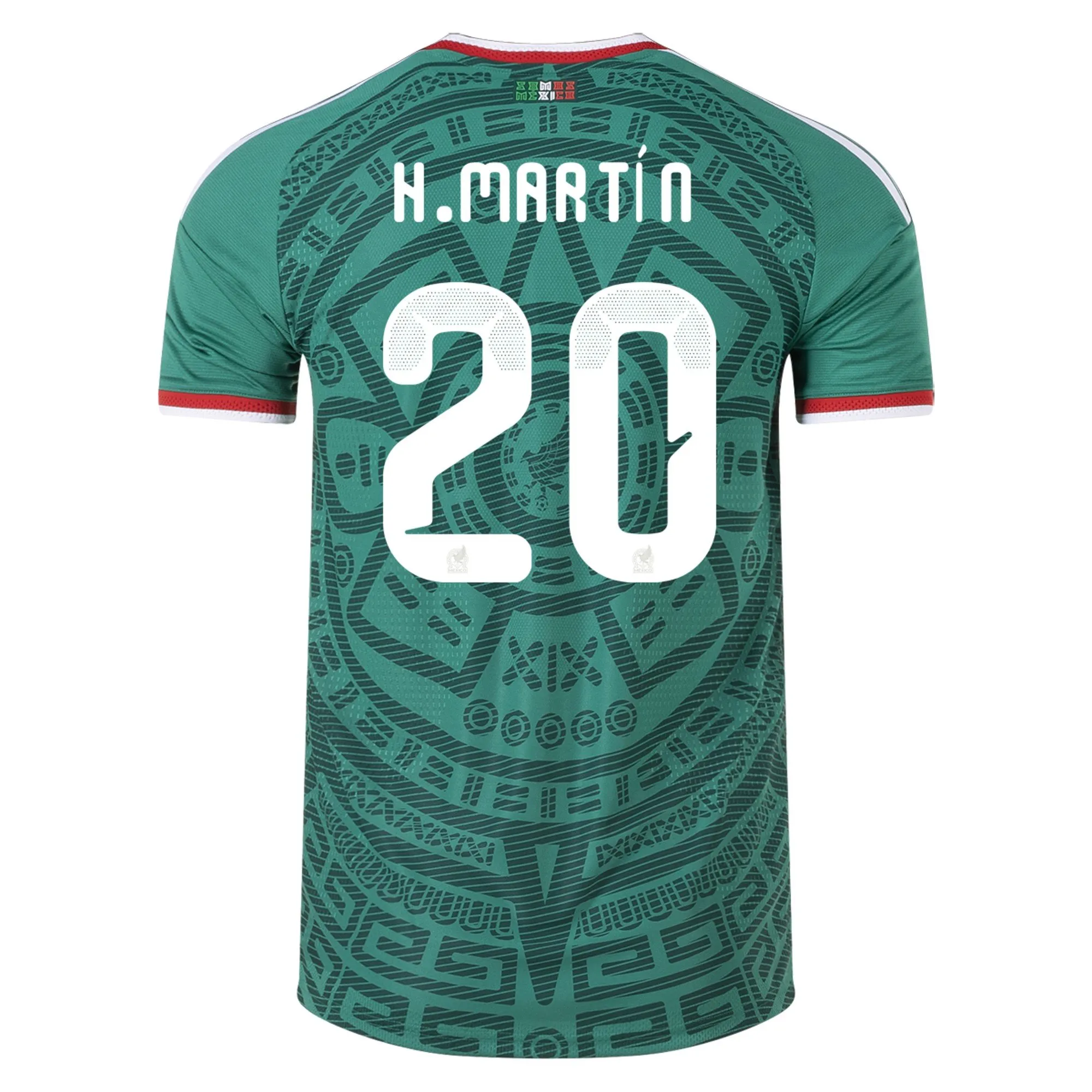 henry martín mexico 26/27 authentic home jersey