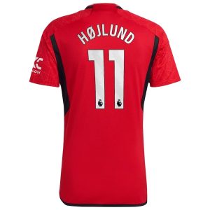 Rasmus Højlund Manchester United Jersey 2023/24