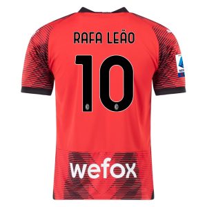 Rafael Leao AC Milan 23/24 Home Jersey
