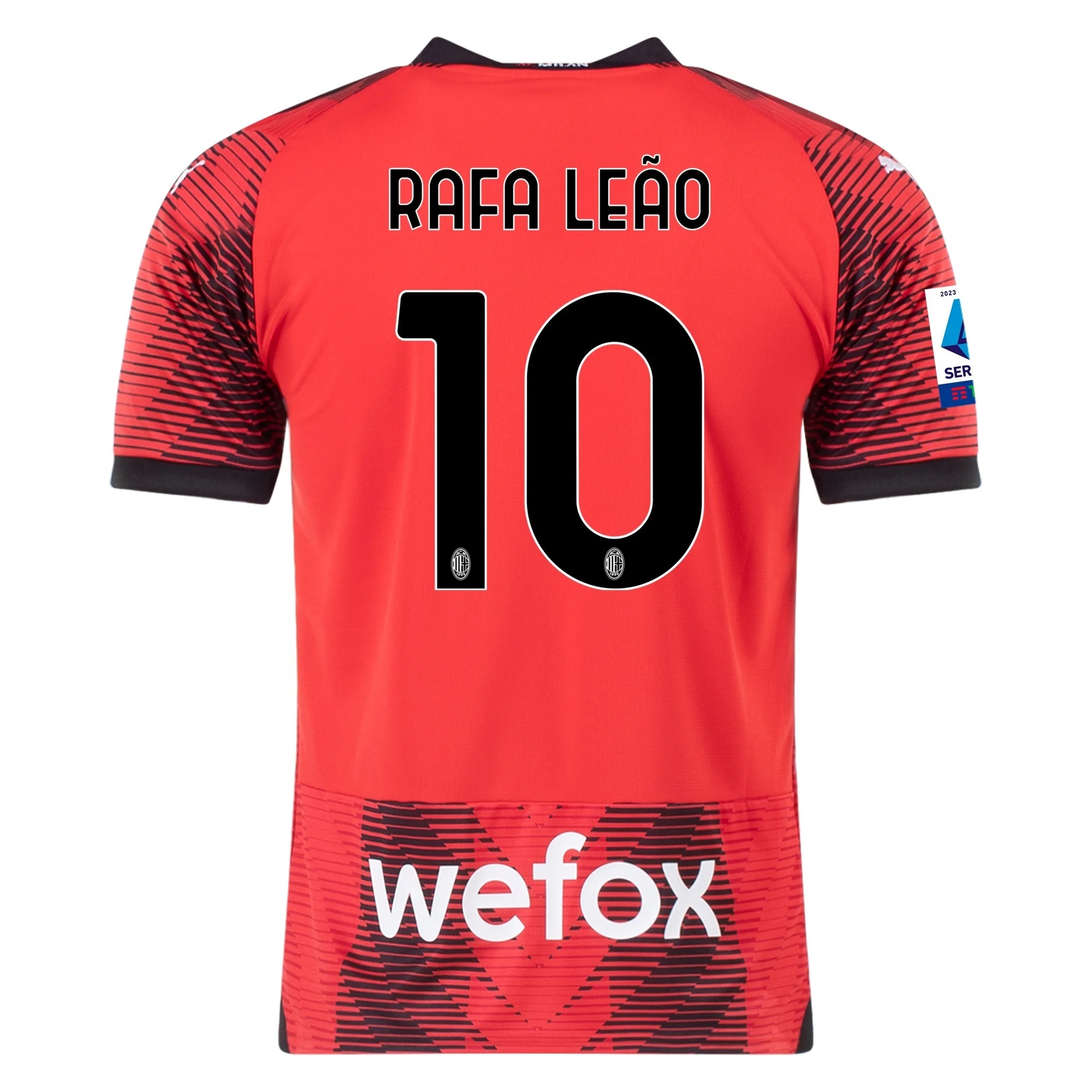 Rafael Leao AC Milan 23/24 Home Jersey