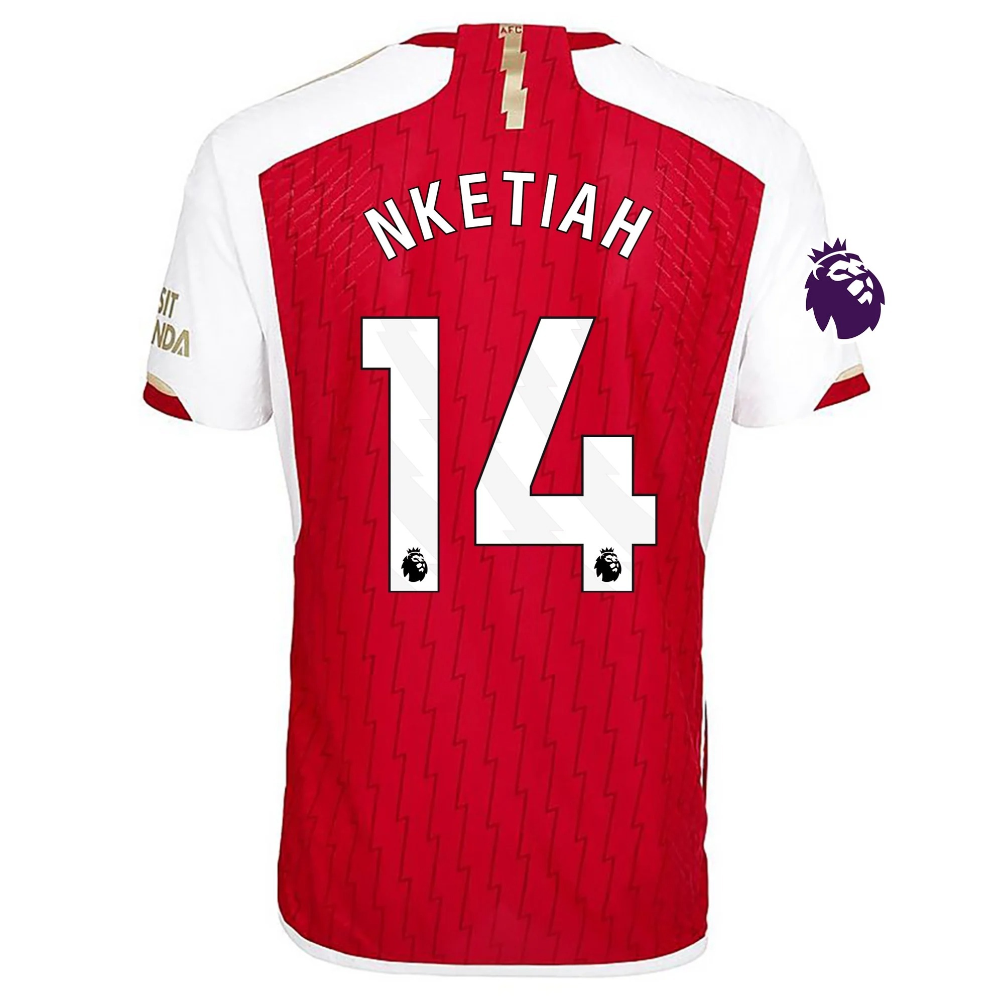 Eddie Nketiah Arsenal 2023/24 Home Jersey
