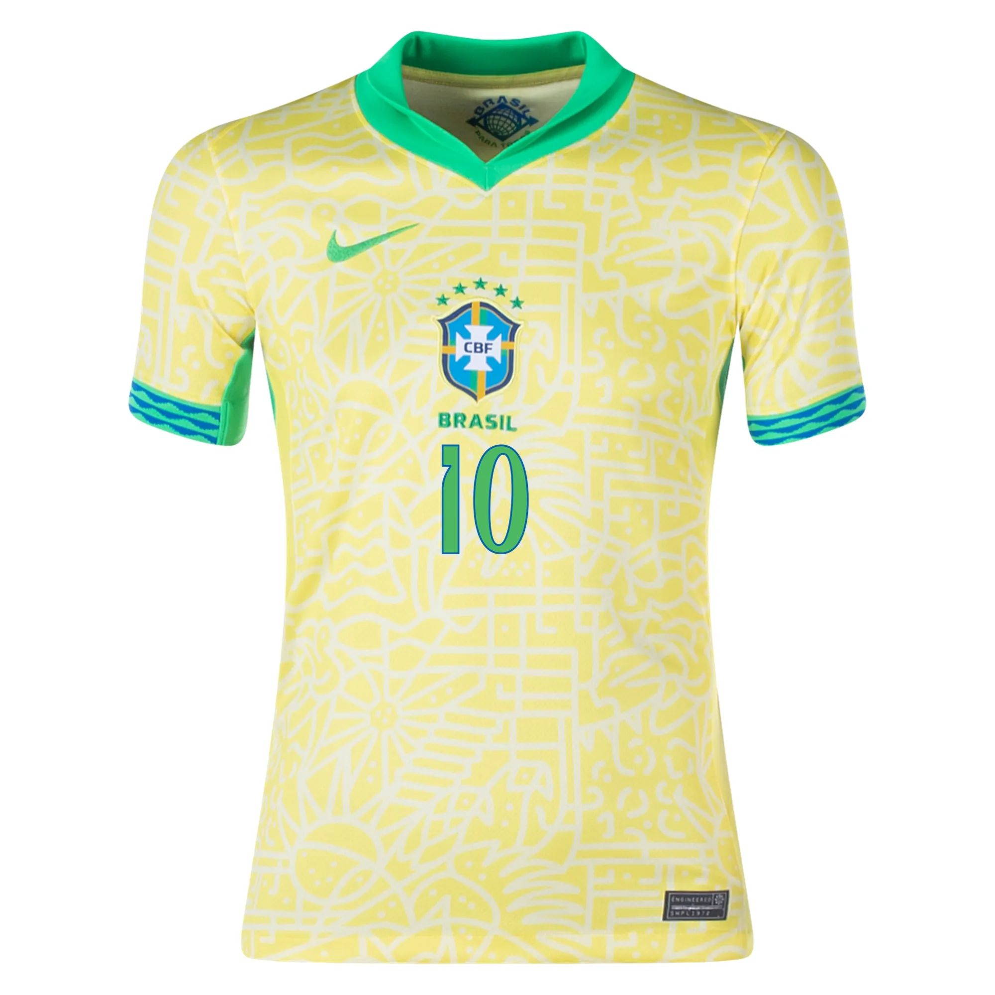 Pelé Brazil 2024/25 Youth Home Jersey (Legends Players) - Image 2