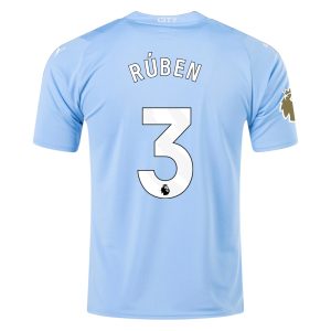Rúben Dias Manchester City 23/24 Home Jersey