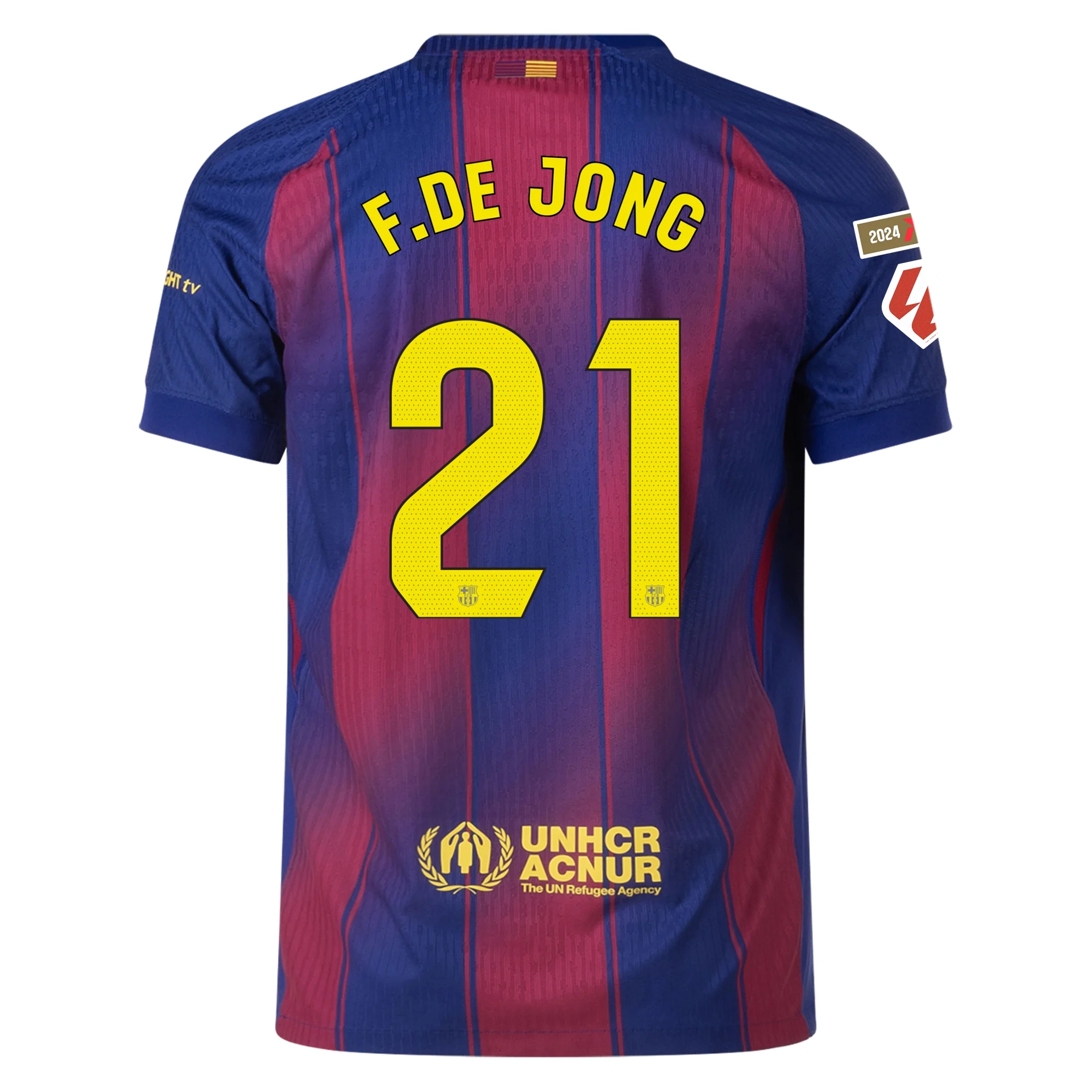 Frenkie de Jong Barcelona 2025/2026 Authentic Home Jersey