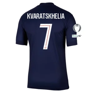 Khvicha Kvaratskhelia PSG 2025/2026 UCL Home Jersey