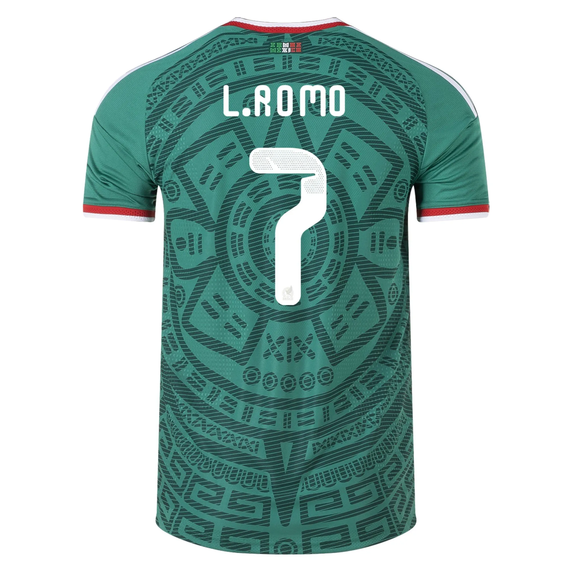 luis romo mexico 26/27 authentic home jersey