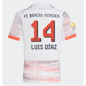 Luis Díaz Bayern Munich 2025/2026 Away Jersey