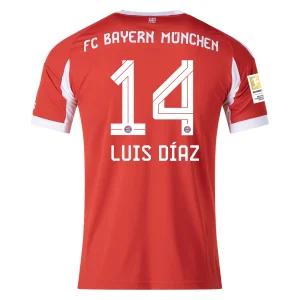 Luis Díaz Bayern Munich 2025/2026 Home Jersey