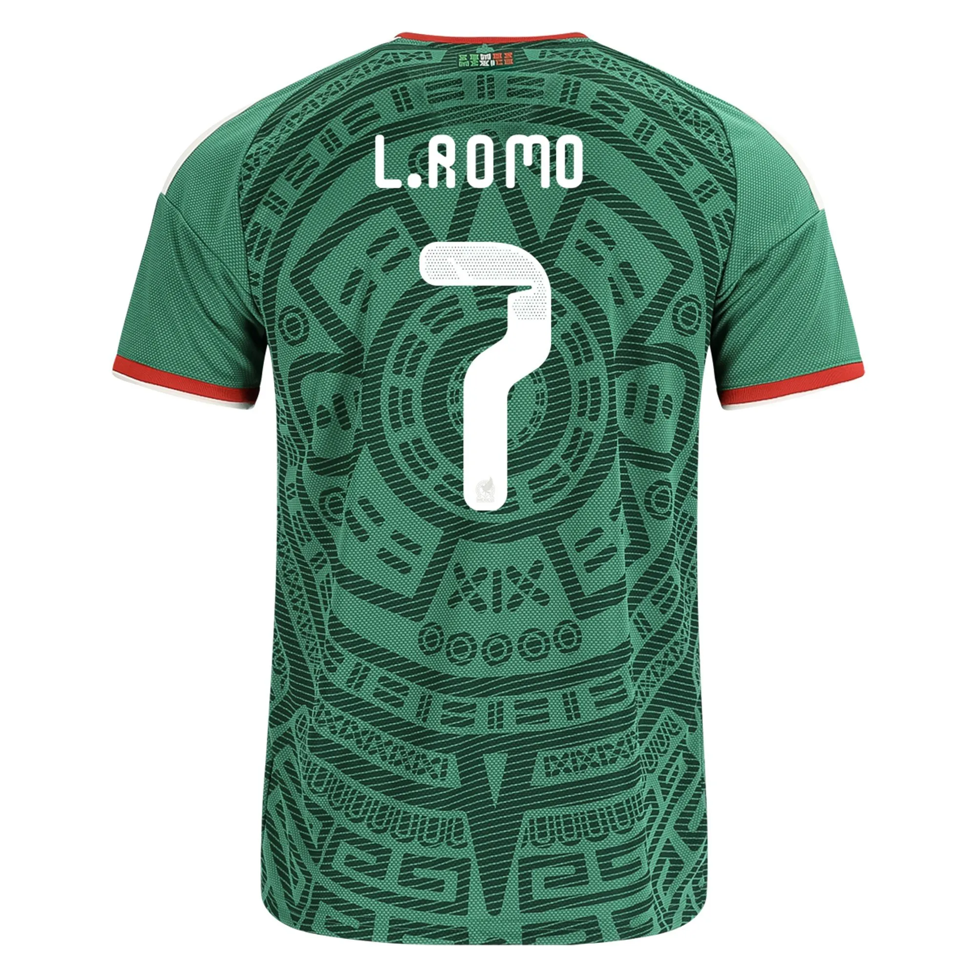 luis romo mexico 26/27 home jersey