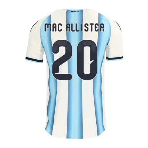 Ale x is Mac Allister Argentina 2026/27 Authentic Home Jersey