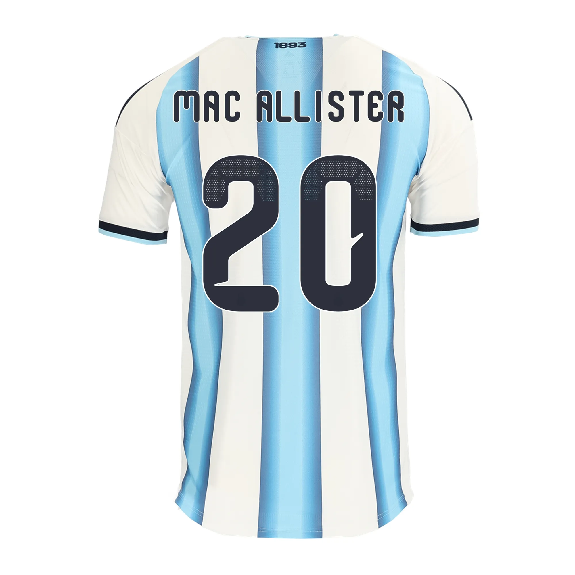 Ale x is Mac Allister Argentina 2026/27 Authentic Home Jersey