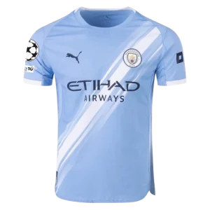 Manchester City 2025/26 Authentic UCL Home Jersey