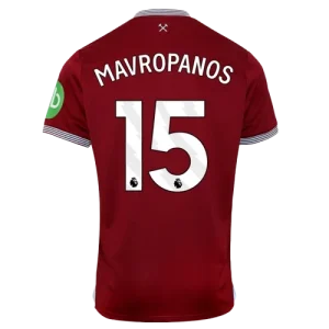 Konstantinos Mavropanos West Ham 2025/26 Home Jersey