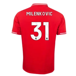 Milenkovic Nottingham Forest 2025/26 Home Jersey