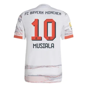 Jamal Musiala Bayern Munich 2025/2026 Authentic Away Jersey