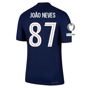 João Neves PSG 2025/2026 Authentic UCL Home Jersey