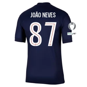 João Neves PSG 2025/2026 UCL Home Jersey