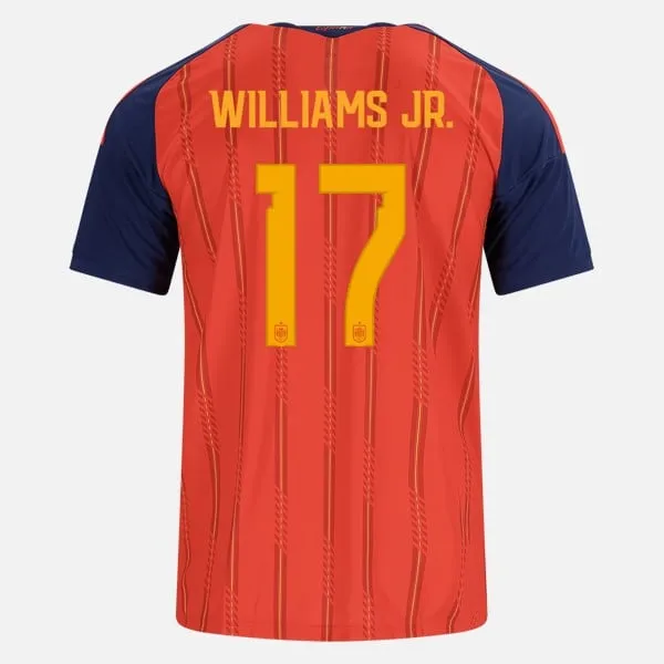 nico williams spain 26/27 home jersey