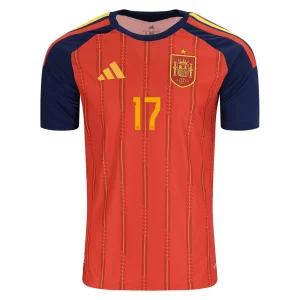 williams spain 26/27 authentic home jersey