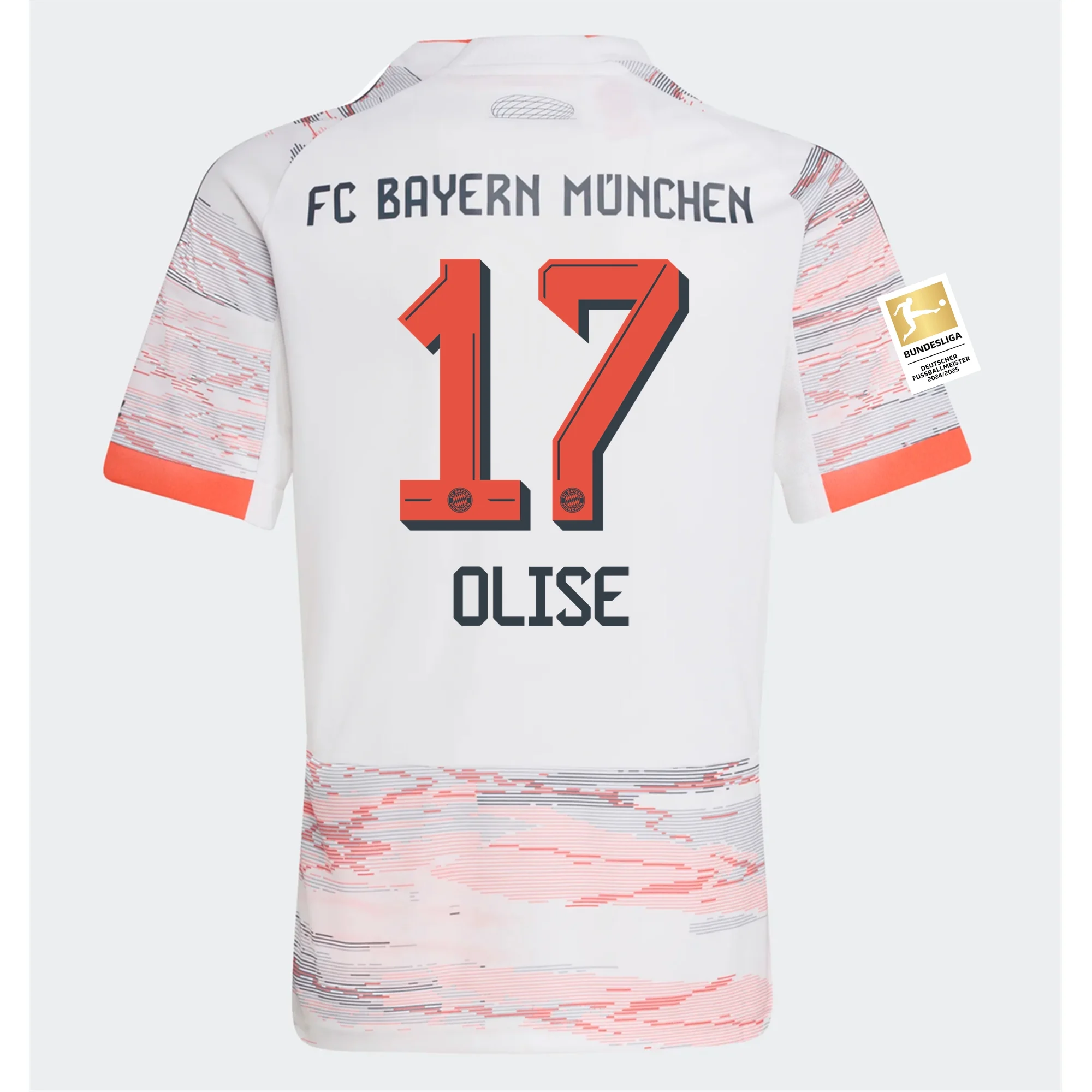 Michael Olise Bayern Munich 2025/2026 Away Jersey