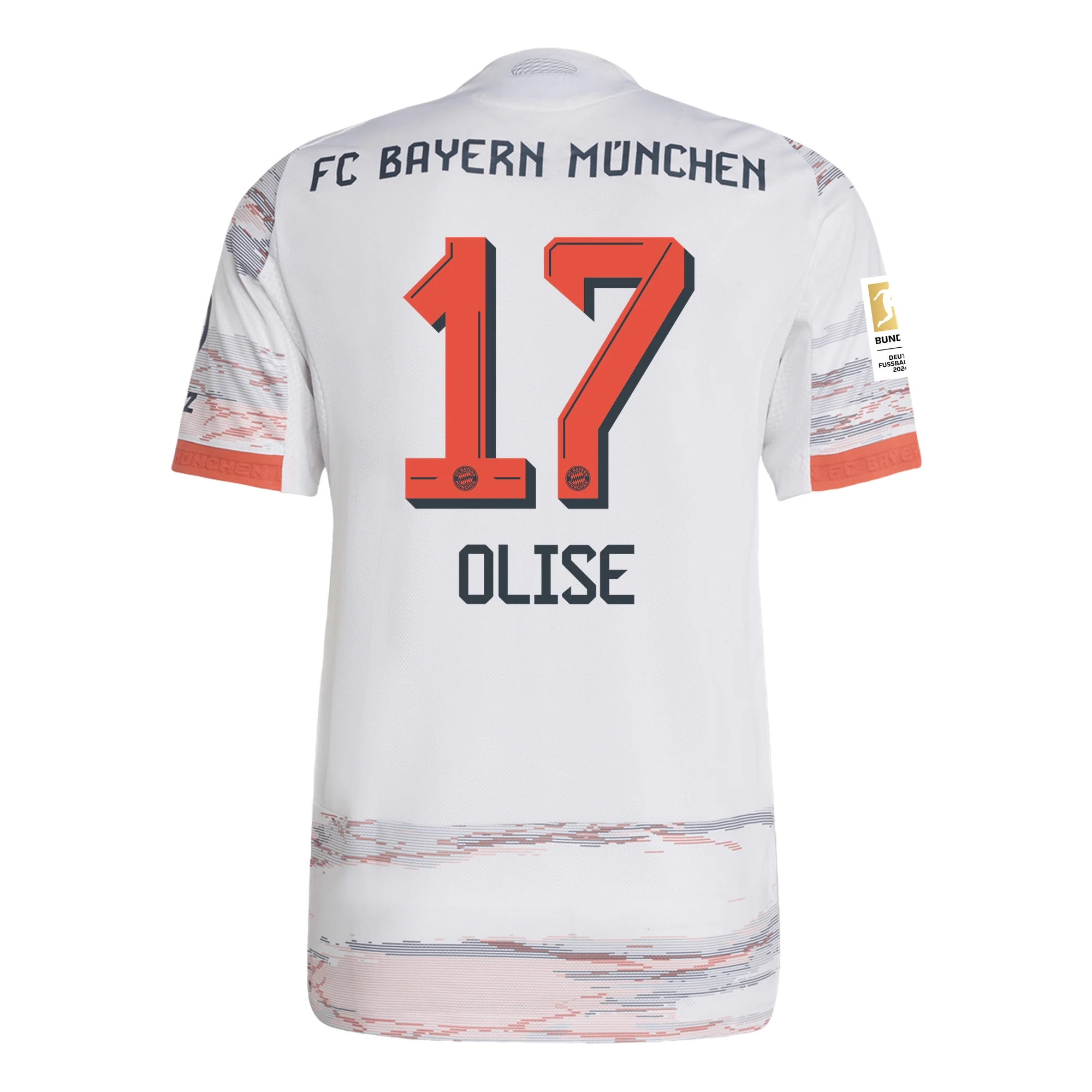 Michael Olise Bayern Munich 2025/2026 Authentic Away Jersey