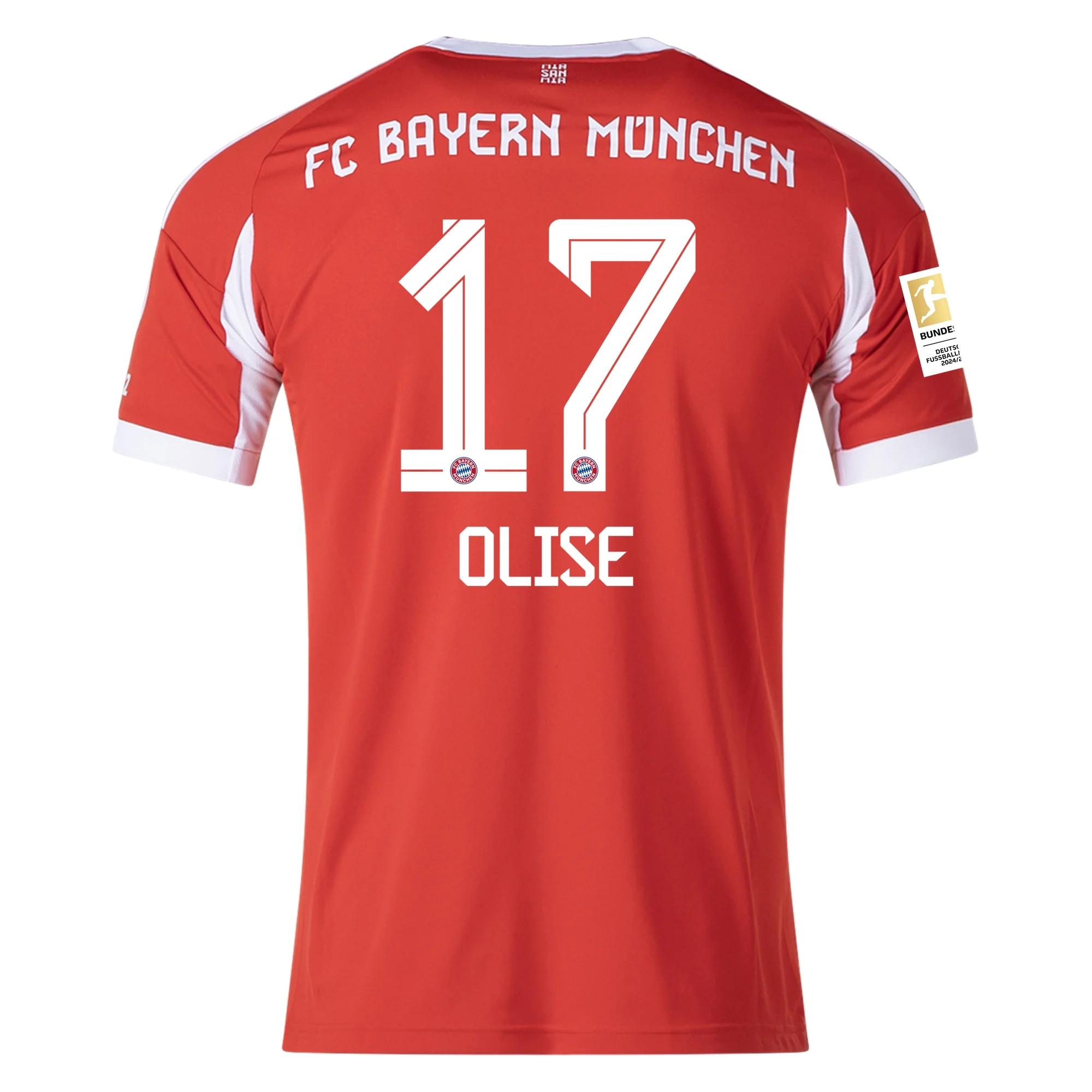 Michael Olise Bayern Munich 2025/2026 Home Jersey