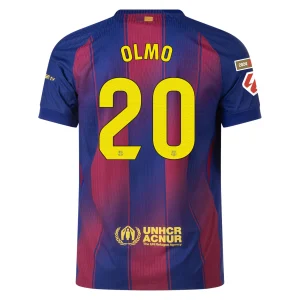 Dani Olmo Barcelona 2025/2026 Authentic Home Jersey
