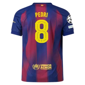 Pedri Barcelona 25/26 Authentic UCL Home Jersey