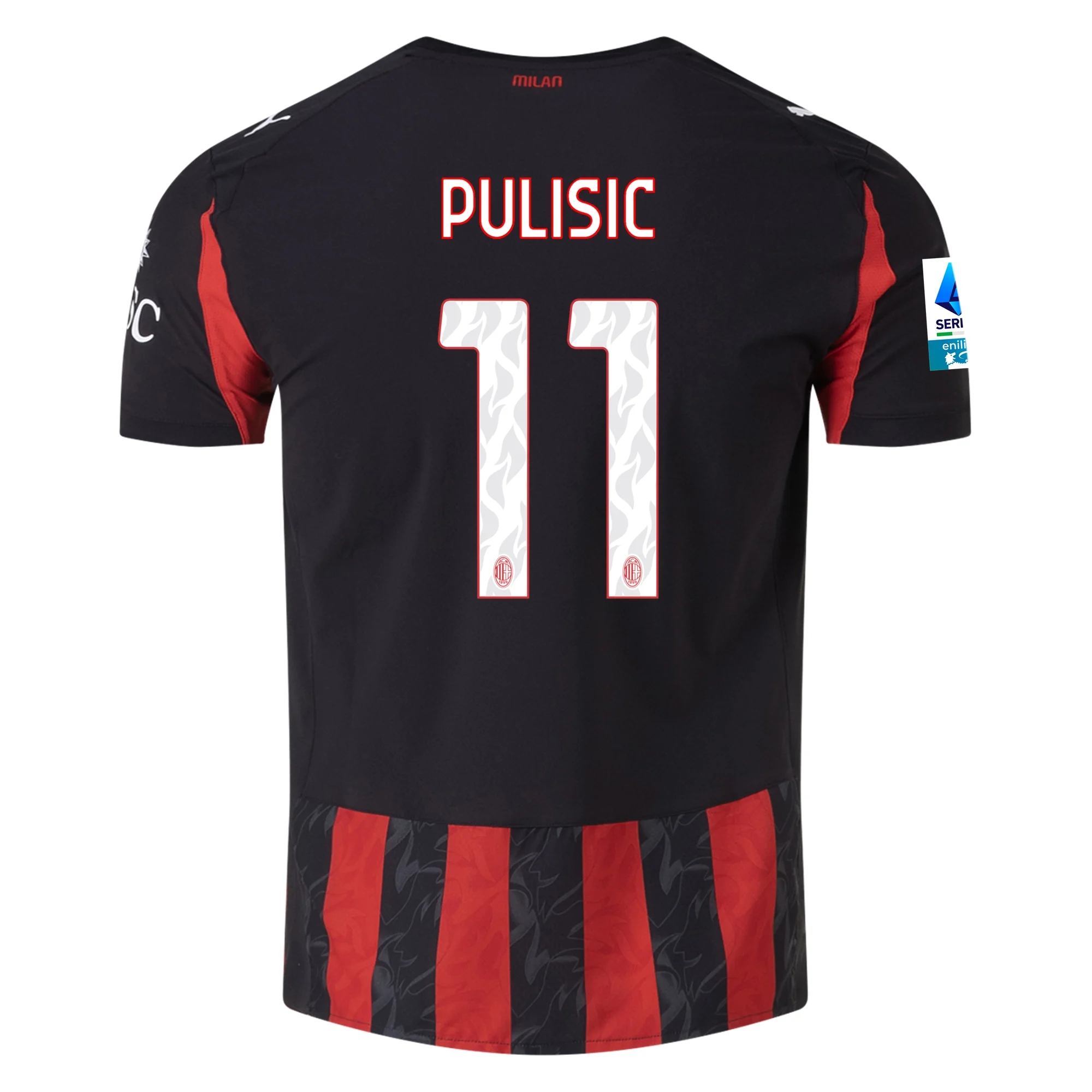 Christian Pulisic AC Milan 25/26 Authentic Home Jersey