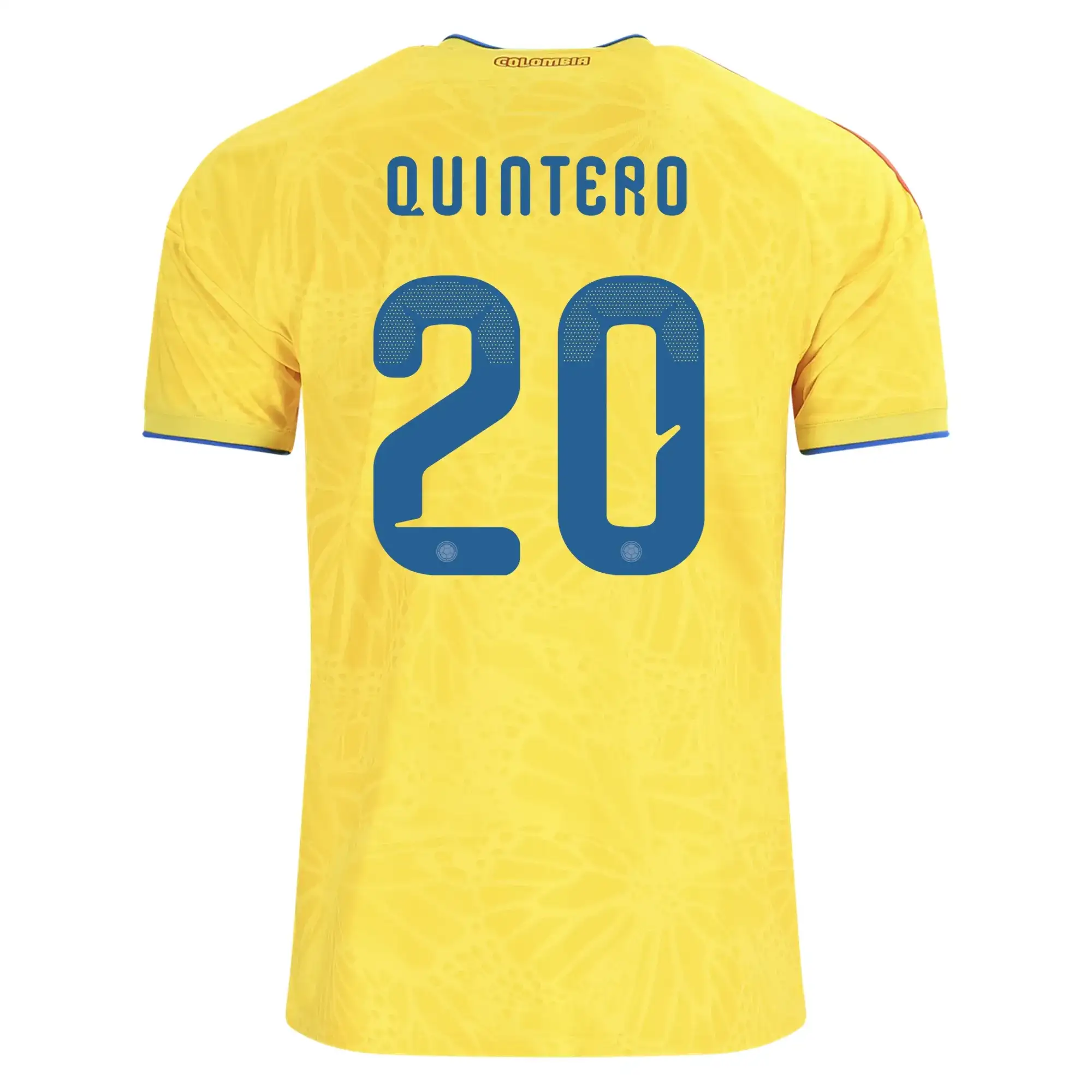 Juan Fernando Quintero Colombia 2026/27 Home Jersey