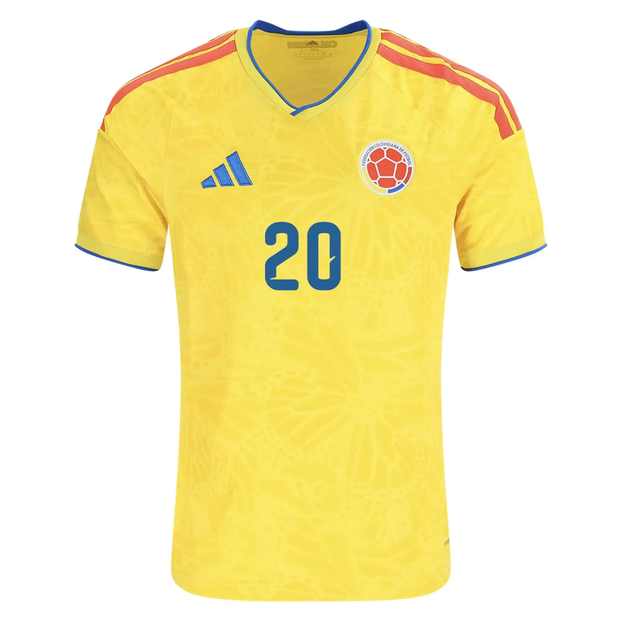 Juan Fernando Quintero Colombia 2026/27 Home Jersey - Image 2