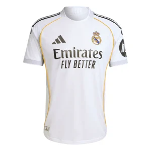 Real Madrid 2025/2026 Authentic Home Jersey by Adidas