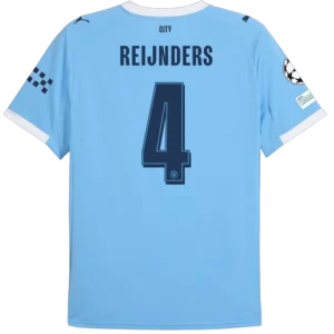 Tijjani Reijnders Manchester City 2025/26 UCL Home Jersey