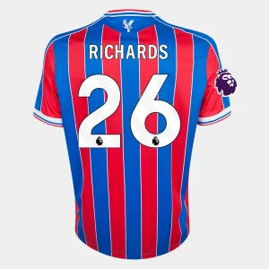 Chris Richards Crystal Palace 2025/2026 Authentic Home Jersey
