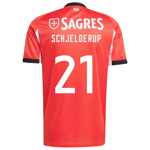 Andreas Schjelderup Benfica 2025/26 Home Jersey