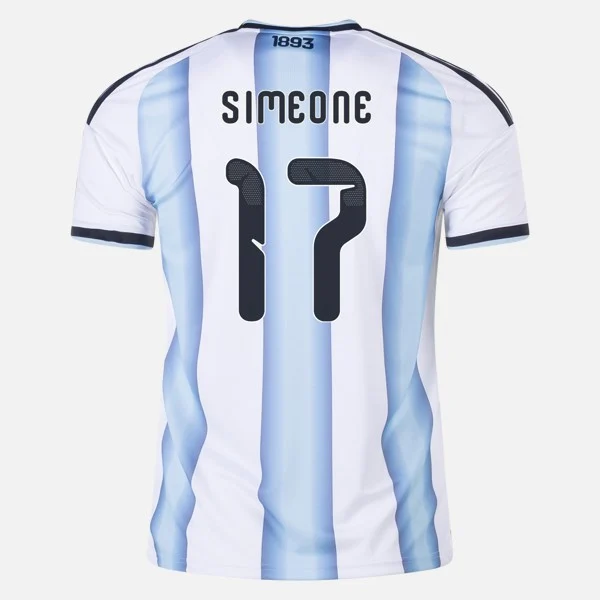 giuliano simeone argentina 26/27 home jersey