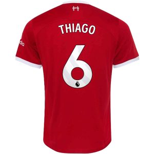 Thiago Alcantara Liverpool Home Jersey 2023/24