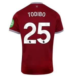 Jean-Clair Todibo West Ham 2025/26 Home Jersey