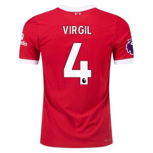 Virgil van Dijk Liverpool 2023/24 Home Jersey