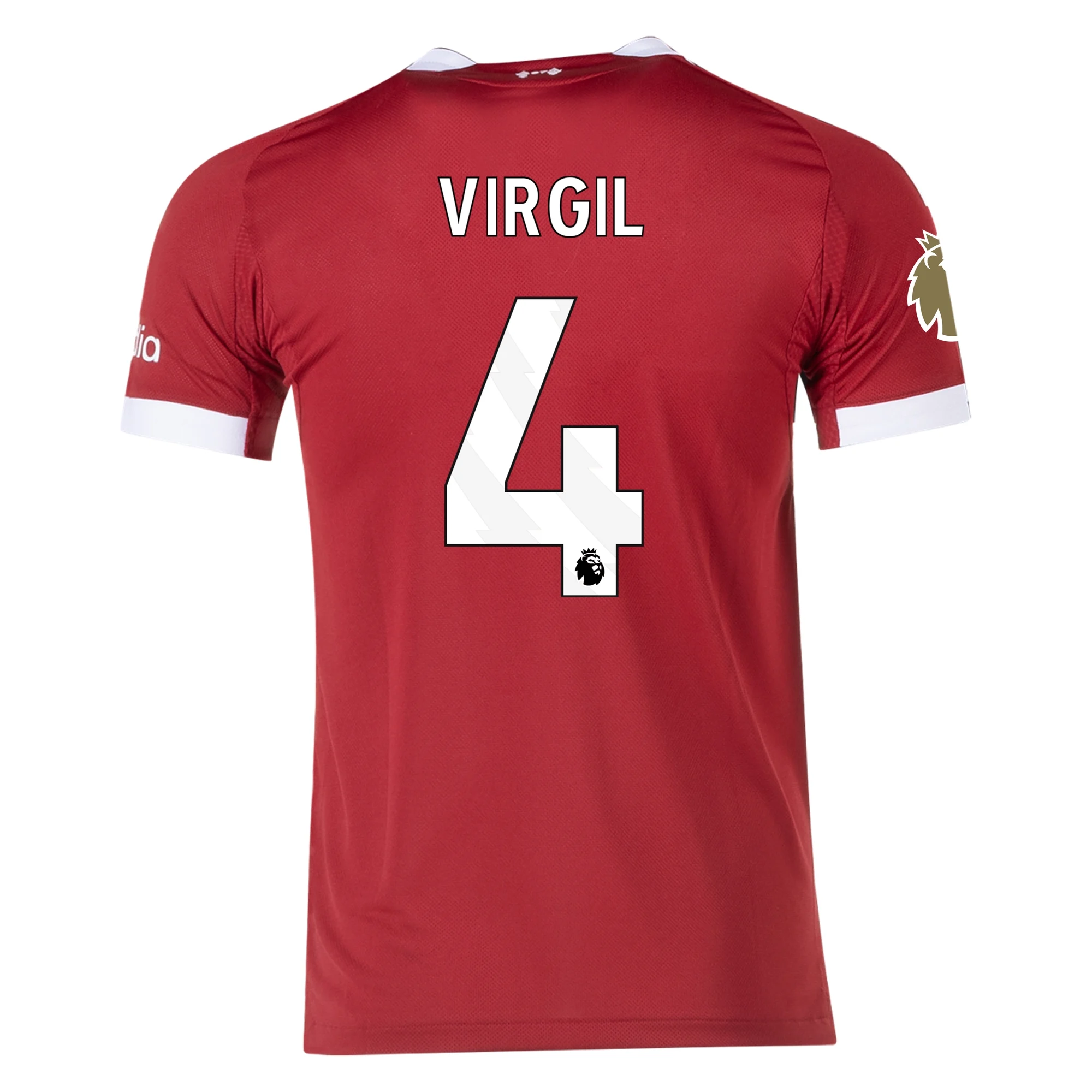 Virgil van Dijk Liverpool 2025/2026 Authentic Home Jersey